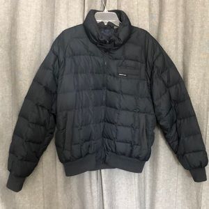 Navy blue Members Only down alternative jacket